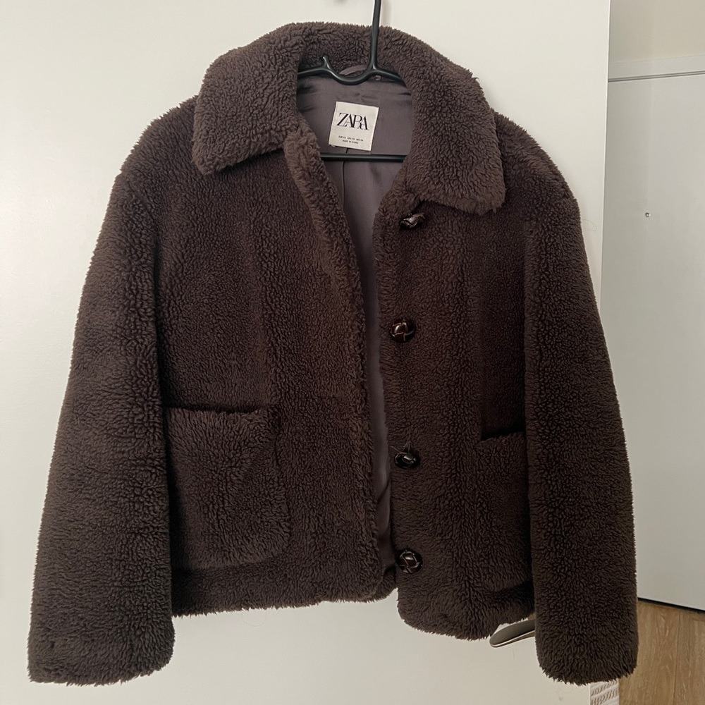 Zara bear short coat